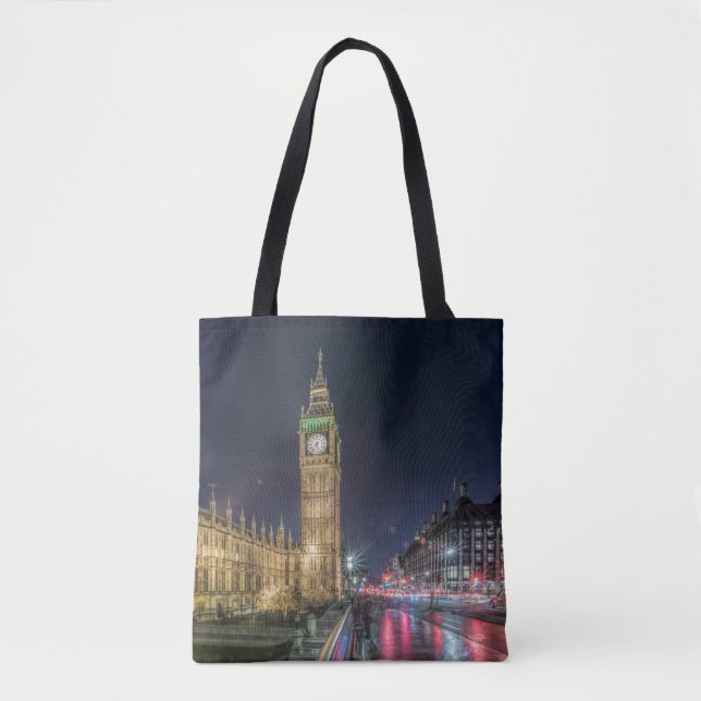 Denkmäler Big Ben at Night Tasche (Vorderseite)