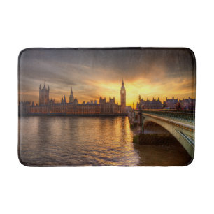 Denkmäler Big Ben & Houses of Parliament Badematte
