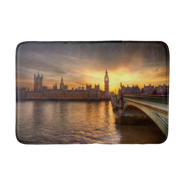 Denkmäler Big Ben & Houses of Parliament Badematte (Vorderseite)