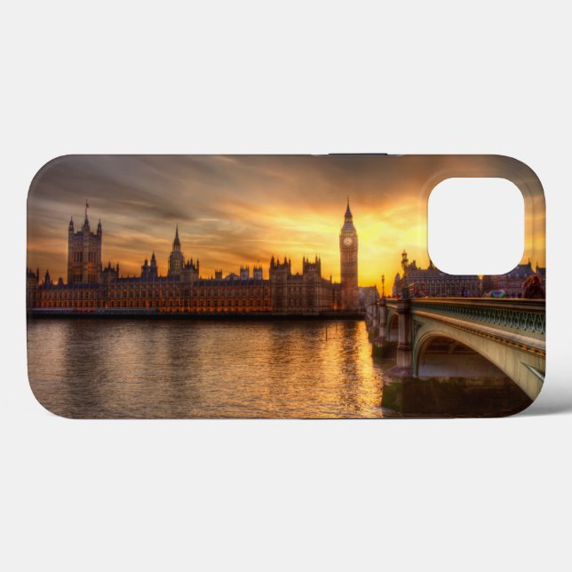 Denkmäler Big Ben & Houses of Parliament Case-Mate iPhone Hülle (Rückseite (Horizontal))