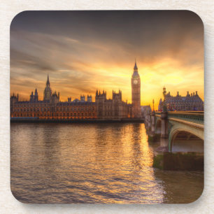 Denkmäler Big Ben & Houses of Parliament Getränkeuntersetzer