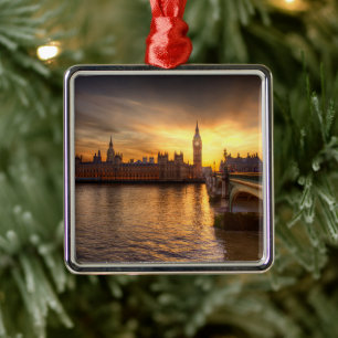 Denkmäler Big Ben & Houses of Parliament Ornament Aus Metall