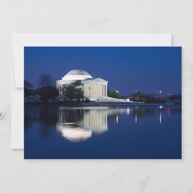 Denkmäler | Das Jefferson Memorial Dankeskarte (Vorderseite)