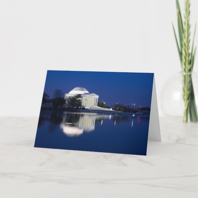 Denkmäler | Das Jefferson Memorial Karte (Vorderseite)