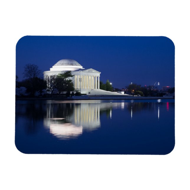 Denkmäler | Das Jefferson Memorial Magnet (Horizontal)