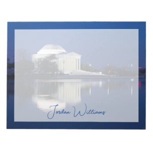 Denkmäler Das Jefferson Memorial Notizblock