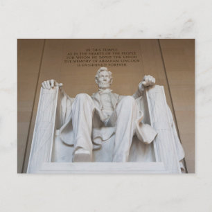 Denkmäler   Das Lincoln Memorial Postkarte