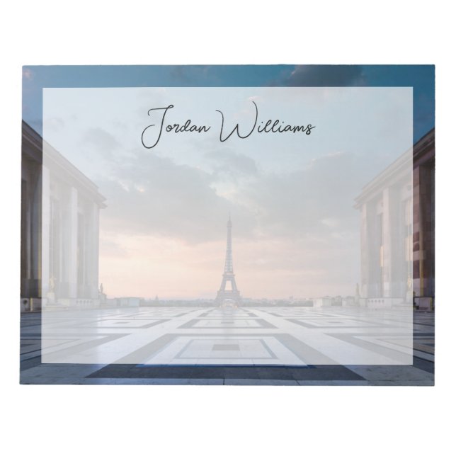 Denkmäler | Der Eiffelturm Notizblock (Vorderseite)