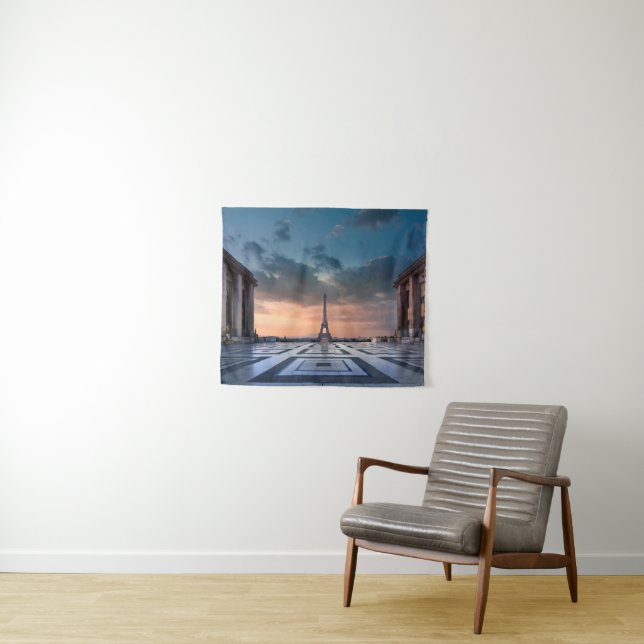 Denkmäler | Der Eiffelturm Wandteppich (Beispiel (Horizontal))