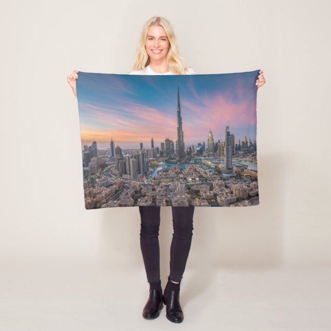 Denkmäler | Dubai Cityscape Fleecedecke (Beispiel)