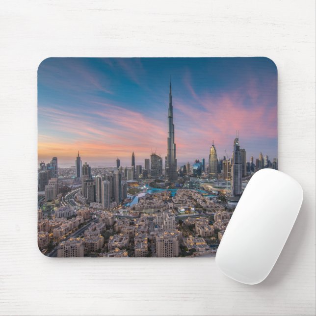 Denkmäler | Dubai Cityscape Mousepad (Mit Mouse)