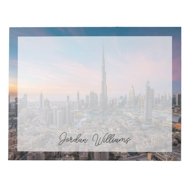 Denkmäler | Dubai Cityscape Notizblock (Vorderseite)