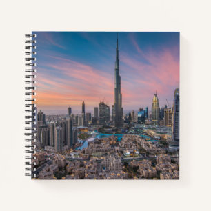 Denkmäler Dubai Cityscape Notizbuch