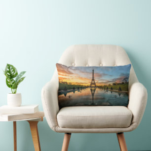 Denkmäler Eiffelturm Sunrise Lendenkissen