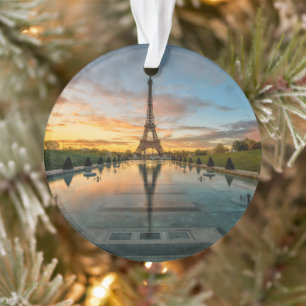 Denkmäler Eiffelturm Sunrise Ornament