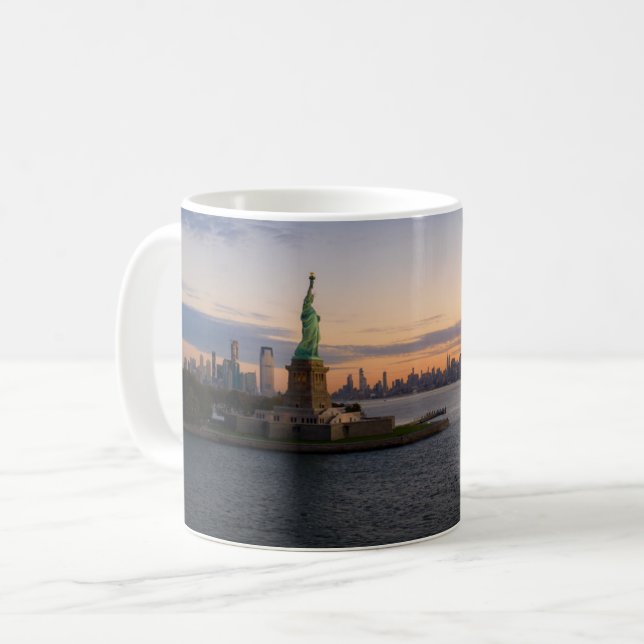 Denkmäler | Freiheitsstatue NYC Kaffeetasse (Vorderseite Links)