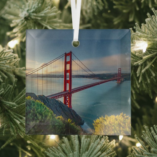 Denkmäler | Golden Gate San Francisco Ornament Aus Glas (Insitu)