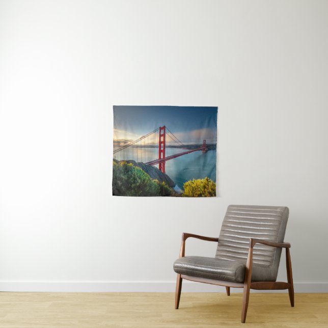 Denkmäler | Golden Gate San Francisco Wandteppich (Beispiel (Horizontal))