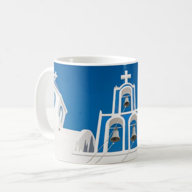 Denkmäler | Griechische Kirche der Blauen Kuppel Kaffeetasse (Vorderseite Links)