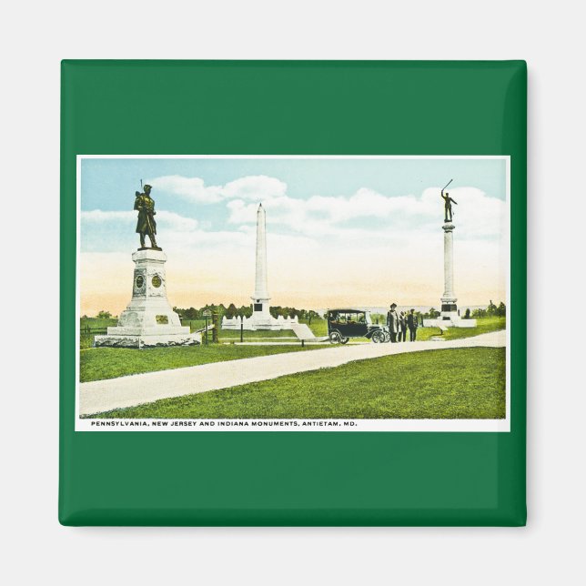 Denkmäler in Antietam, Maryland Magnet (Vorne)