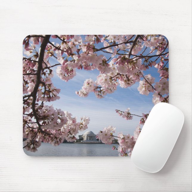 Denkmäler | Jefferson Memorial Cherry Blossys Mousepad (Mit Mouse)