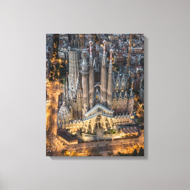 Denkmäler | La Sagrada Familia Leinwanddruck (Vorderseite)