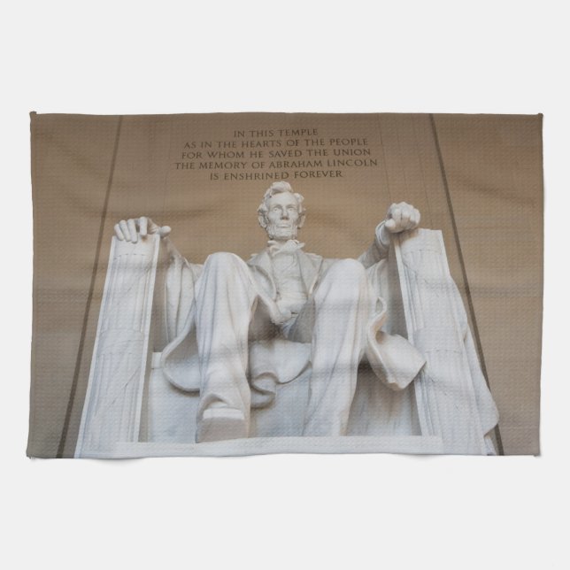 Denkmäler | Memorial Lincoln Geschirrtuch (Horizontal)