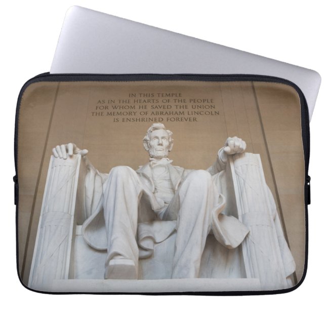 Denkmäler | Memorial Lincoln Laptopschutzhülle (Vorderseite)