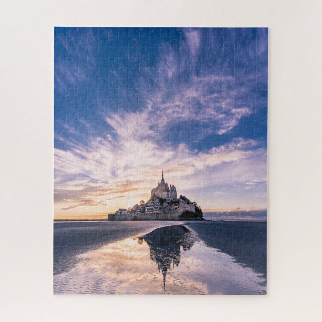 Denkmäler | Mont Saint-Michel, Normandie Frankreic (Vertikal)