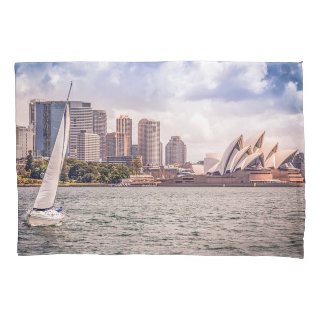Denkmäler | Opernhaus Sydney Kissenbezug (Vorderseite)