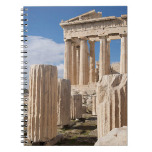 Denkmäler   Parthenon Acropolis Athen Griechenland Notizblock