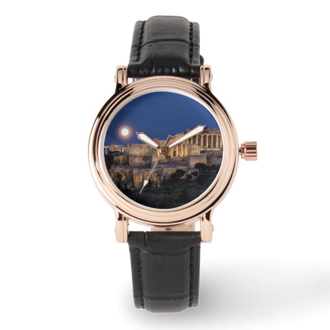 Denkmäler | Parthenon Athen, Griechenland Armbanduhr (Vorderseite)