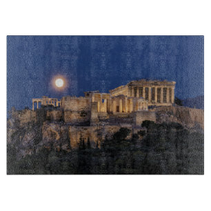 Denkmäler Parthenon Athen, Griechenland Schneidebrett