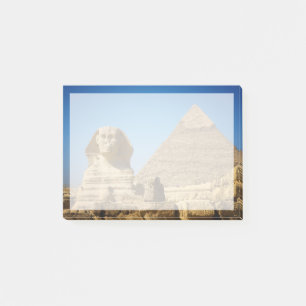Denkmäler Sphinx & Pyramide Ägyptens Post-it Klebezettel