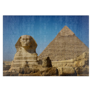 Denkmäler   Sphinx & Pyramide Ägyptens Schneidebrett
