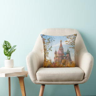 Denkmäler St. Basil’s Cathedral Moscow Kissen