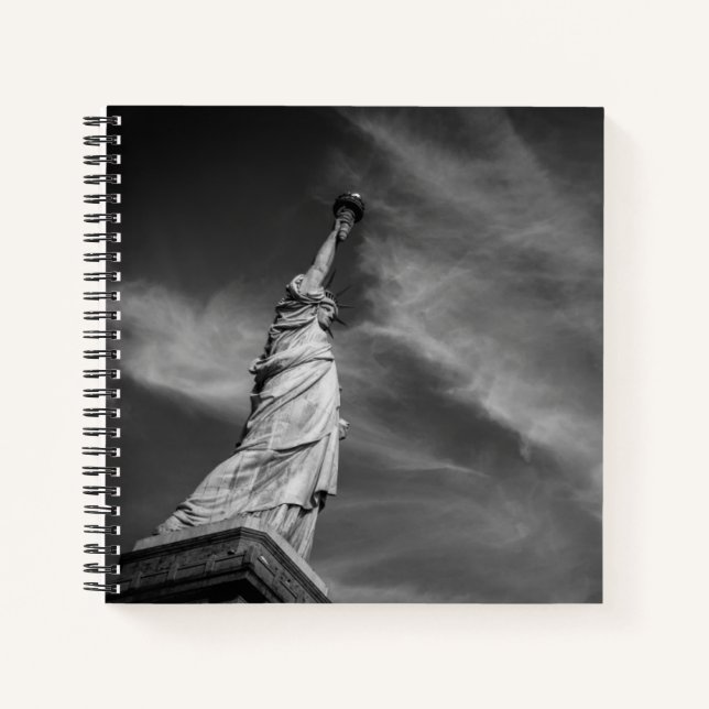 Denkmäler | Statue of Liberty Manhattan NYC Notizbuch (Vorderseite)