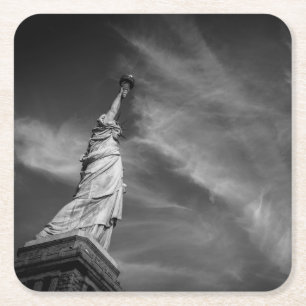 Denkmäler   Statue of Liberty Manhattan NYC Rechteckiger Pappuntersetzer