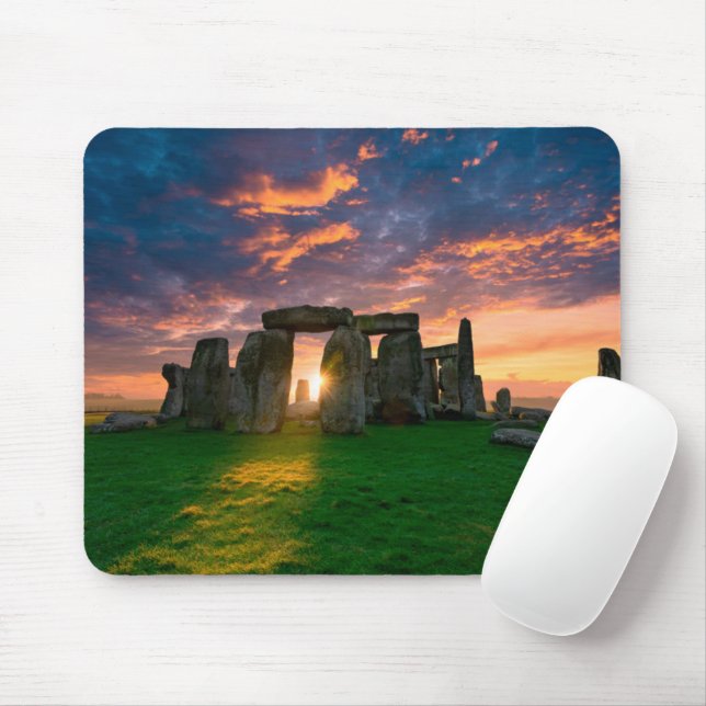 Denkmäler | Stonhenge, England Mousepad (Mit Mouse)