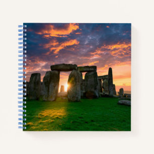 Denkmäler Stonhenge, England Notizbuch