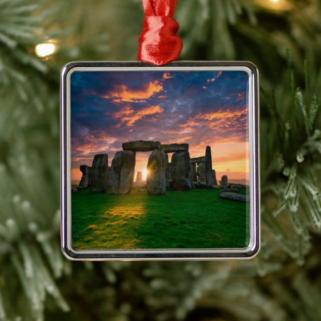 Denkmäler | Stonhenge, England Ornament Aus Metall (Baum)