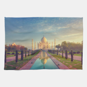Denkmäler Taj Mahal Colors Geschirrtuch