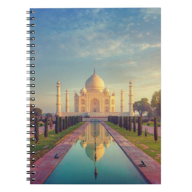 Denkmäler | Taj Mahal Colors Notizblock (Vorderseite)