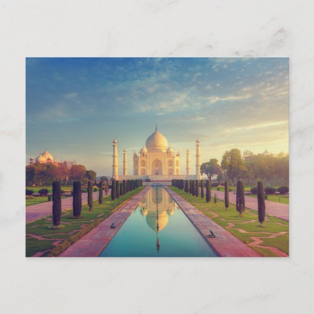 Denkmäler | Taj Mahal Colors Postkarte (Vorderseite)