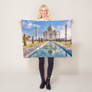 Denkmäler   Taj Mahal Sunrise Fleecedecke