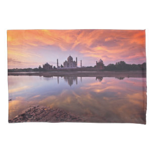 Denkmäler Taj Mahal Sunset Kissenbezug