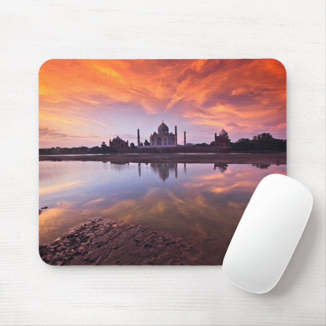 Denkmäler | Taj Mahal Sunset Mousepad (Mit Mouse)