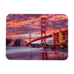 Denkmäler The Golden Gate San Francisco, CA Magnet