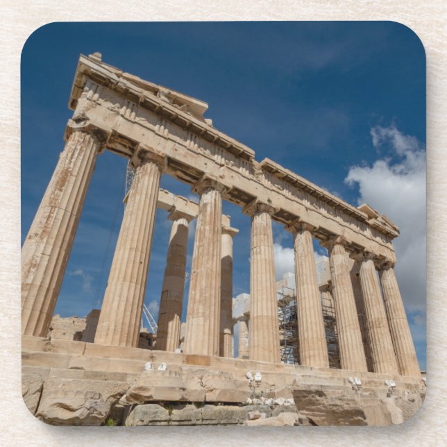 Denkmäler | The Parthenon, Griechenland Getränkeuntersetzer (Vorderseite)