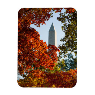 Denkmäler Washington-Denkmal im Herbst Magnet